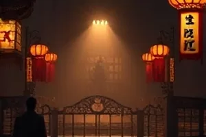 剧集《静默航线》横版封面，夜航船只与信号灯