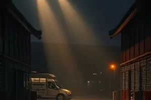 剧集《凌晨电台》横版封面，调音台与红色指示灯